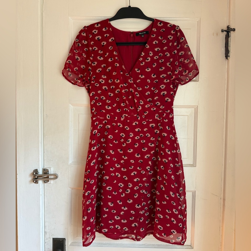 Madewell Floral Skater Dress